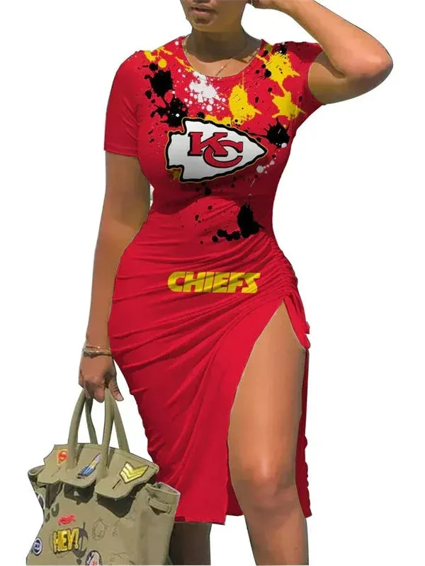 Kansas City Chiefs
Women's Slit Bodycon Dress