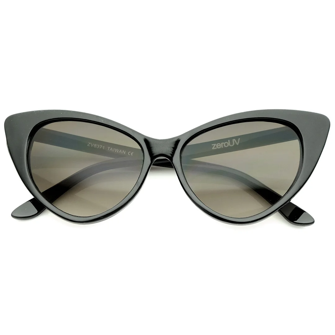 Women's Retro Oversized High Point Cat Eye glasses 55mm