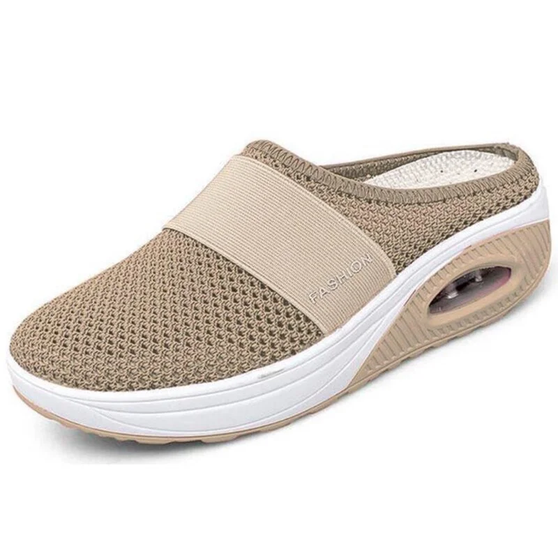 (🔥BUY 2 FREE SHIPPING)👡Women's Non-slip Slippers Air-cushioned Easy Fit Comfy Walking shoes