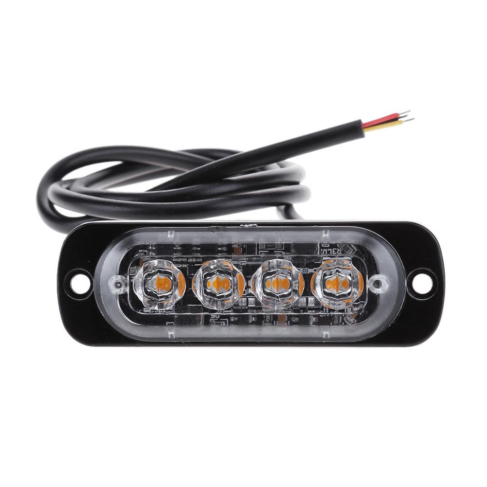 4Led 4W 12-24V Slim Car Flash Truck Emergency Light Bar Strobe Warning Lamp, 501 Original
4Led 4W 12-24V Slim Car Flash Truck Emergency Light Bar Strobe Warning Lamp, 501 Original