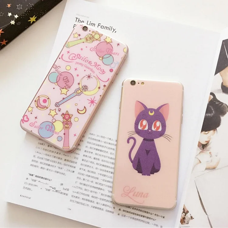 Sailor Moon Stick/Luna Pattern Front And Back Tempering Film SP166679