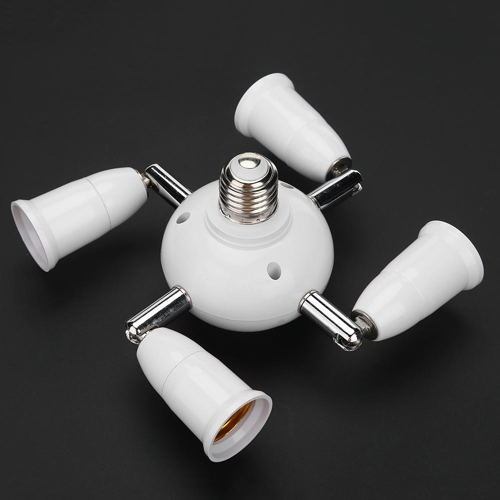 Adjustable E27 Splitter 5/7 Heads Lamp Base LED Bulb Adapter Holder Socket, 501 Original
Adjustable E27 Splitter 5/7 Heads Lamp Base LED Bulb Adapter Holder Socket, 501 Original