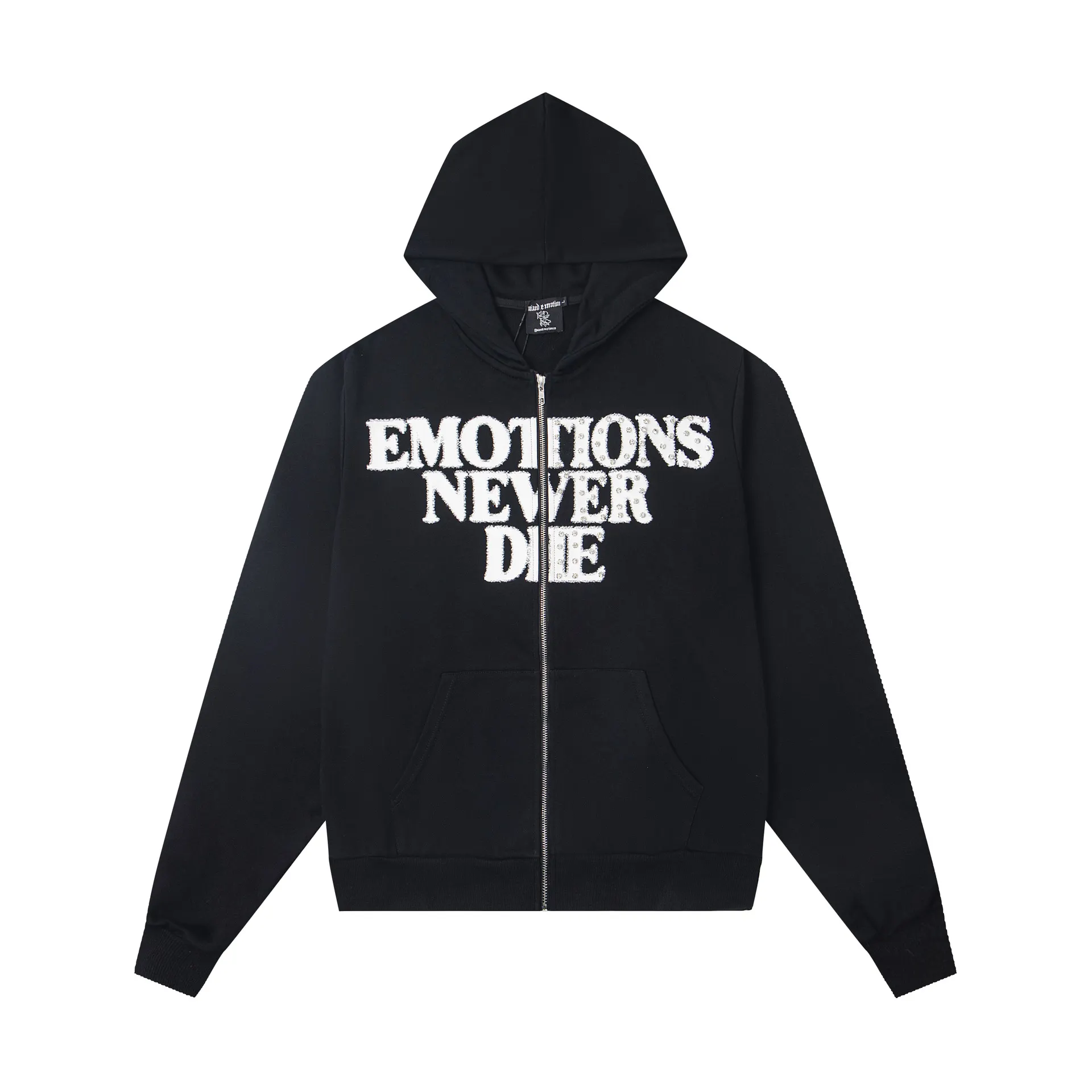 mixed emotion EMOTIONS NEVER DIE パーカー S MIXED EMOTION Zip Hoodie | Emotions Never Die Streetwear