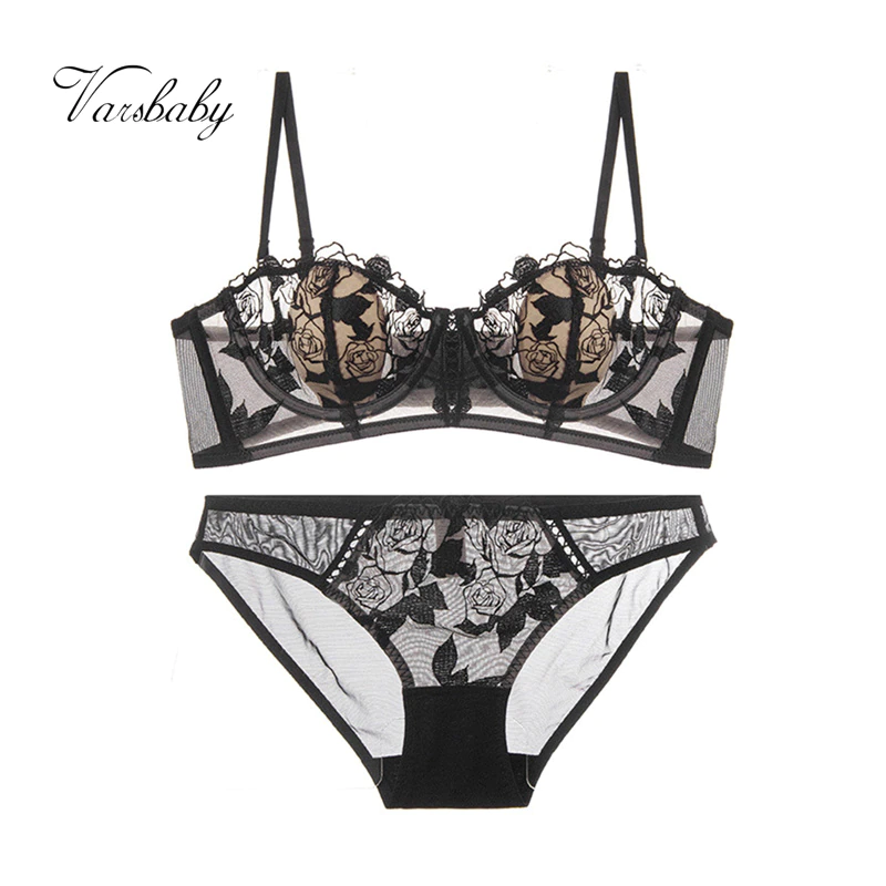 Uaang Top Women Sexy Underwear Set Two Piece Lace Lingerie Set Sensual