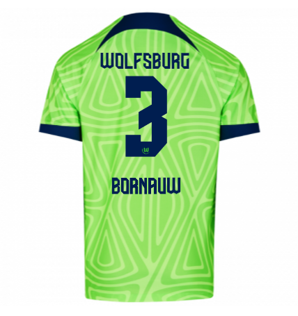 VFL Wolfsburg Sebastiaan Bornauw 3 Home Shirt Kit 2022-2023