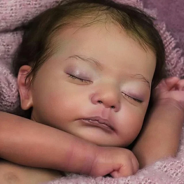  17" Lifelike Hand-painted Reborn Sleeping Little Boy Hyman - Reborndollsshop®-Reborndollsshop®