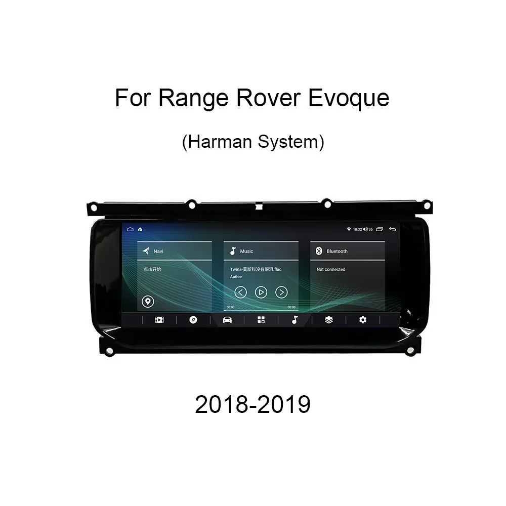 10,25 Zoll Android Auto GPS Bildschirm Upgrade Multimedia Player für Land Rover Range Rover Evoque mit Harman System L538