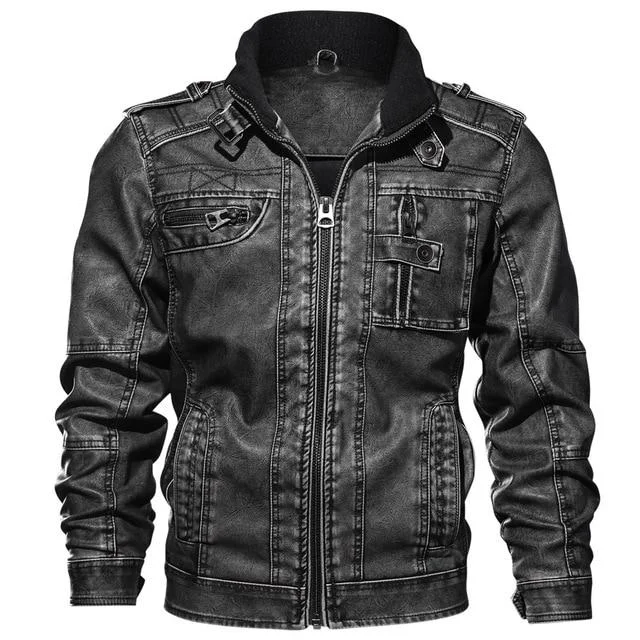 Mens Leather Jackets High Quality Classic Motorcycle Jacket