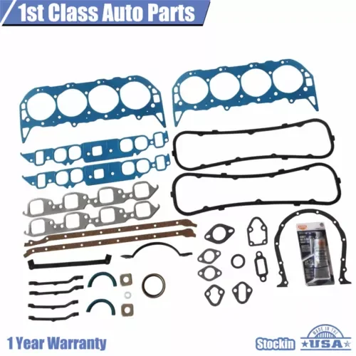 Dronehint Full Complete Gasket Set For Chevy C30 K20 For GMC P1500 K3500 C15 454 427 V8 (For: GMC) Parts