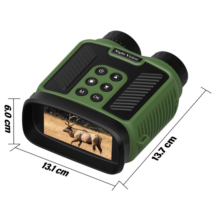 BekinTek Night Vision Binoculars 5000mAh Rechargeable Telescope NVG Infrared Goggles Full Dark Observing Scope 7x IR Adjustment 8x Digital Zoom 2.5K Video Playback 40M Photo 3 Inches Large HD Screen with 32G TF Card for Camping Hiking Surveillance 11