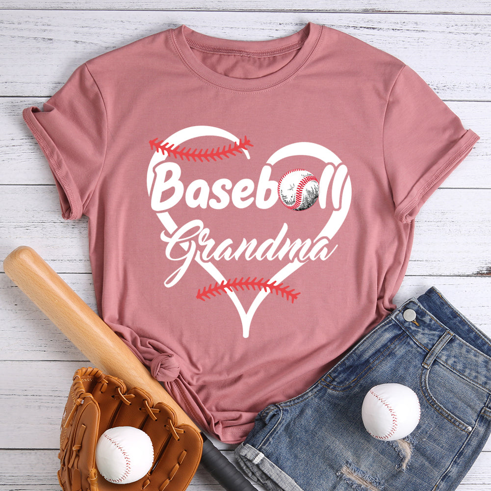 Baseball grandma T-shirt Tee -013443-Guru-buzz