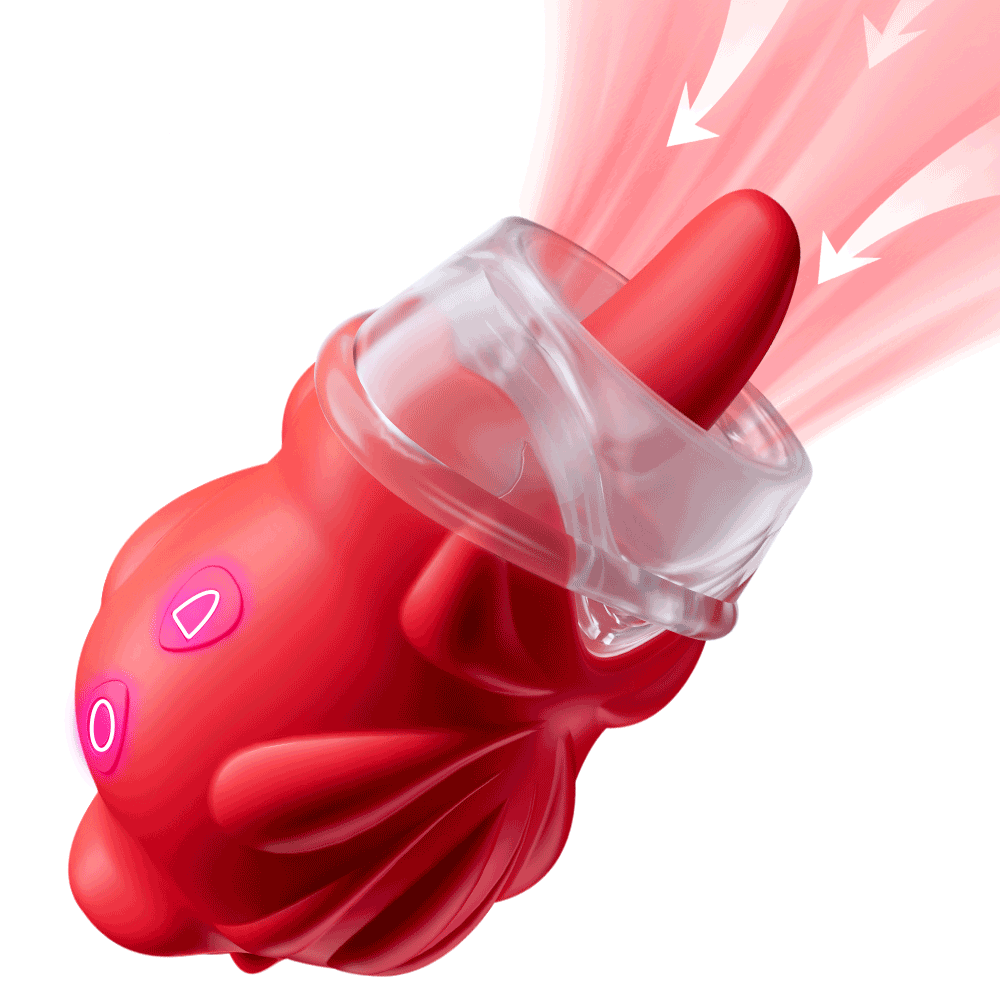 sexy clothed 2-in-1 Rose Sex Toy