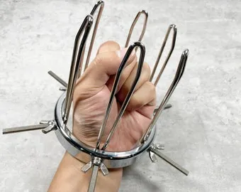 pornhint Pornhint 6 leaves Adjustable Pussy-Anal Spreader -Vagina Clamps -Labia Spreader-Vagina Extender Tunnels For Adults-Pleasure BDSM Slave