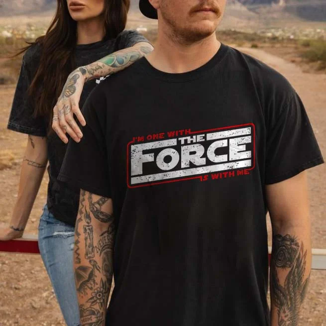 I‘m One with the Force T-shirt - Devcarry