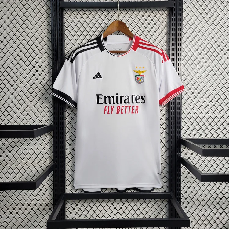 SL Benfica Third Shirt Top Kit 2023-2024 - White