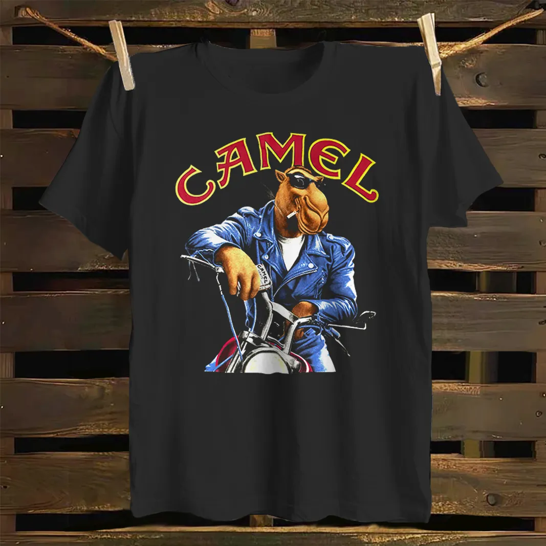 Cool Camel Rider Graphic Print T-shirt