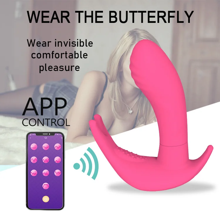 App Control Wearable Butterfly Rabbit Vibrator