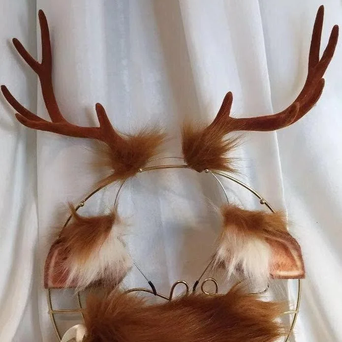 Lovely Elaphurus Davidianus Ear Hair Hoop/ Tail SP15175