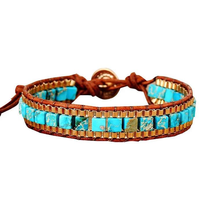 Turquoise Rock Orgone Bracelet