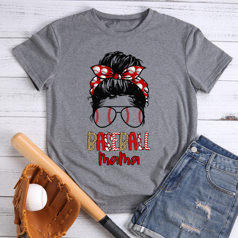 Baseball mama T-Shirt Tee -598298-Guru-buzz