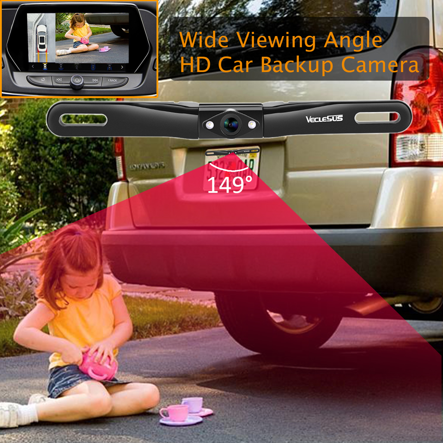 How to deal with rearview camera blurry? VECLESUS® Rear View Safety GING