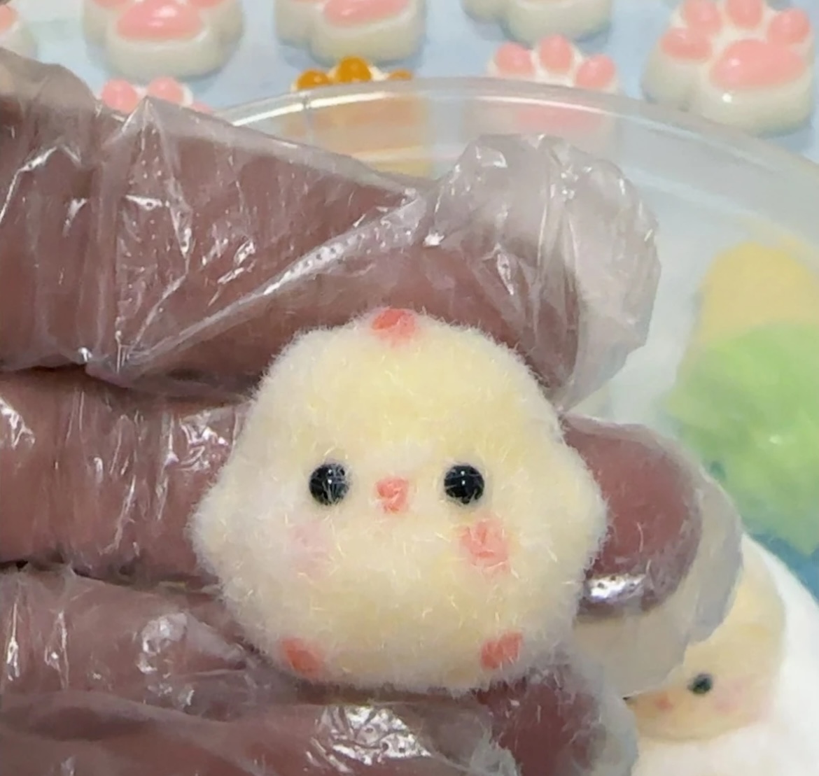 ミニひよこタバスクイーズ（食品グレードシリコン）