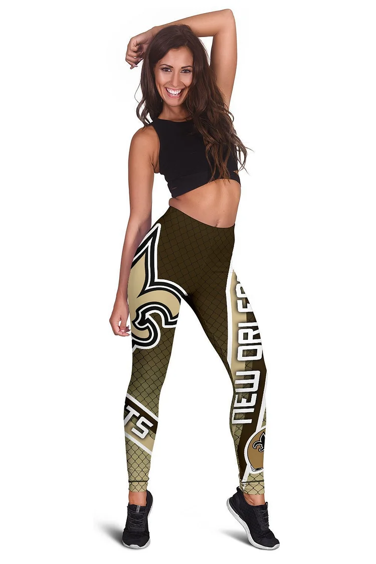 New Orleans Saints Limited Edition 3D Printed Leggings