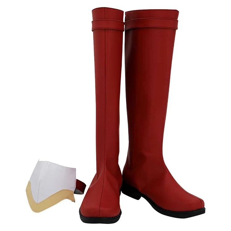 Arrow Of The Orion Bell Cranel Red Shoes Boots Cosplay Accessories Halloween Carnival Props