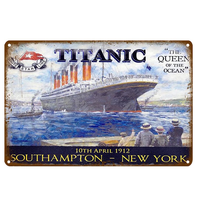 Classic Titanic Travel Boat - Vintage Tin Signs/Wooden Signs - 20*30cm/30*40cm