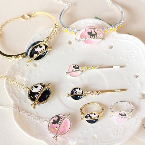 Kawaii Kitty Hair Clip/Ring/Bracelet/Necklace SP179698