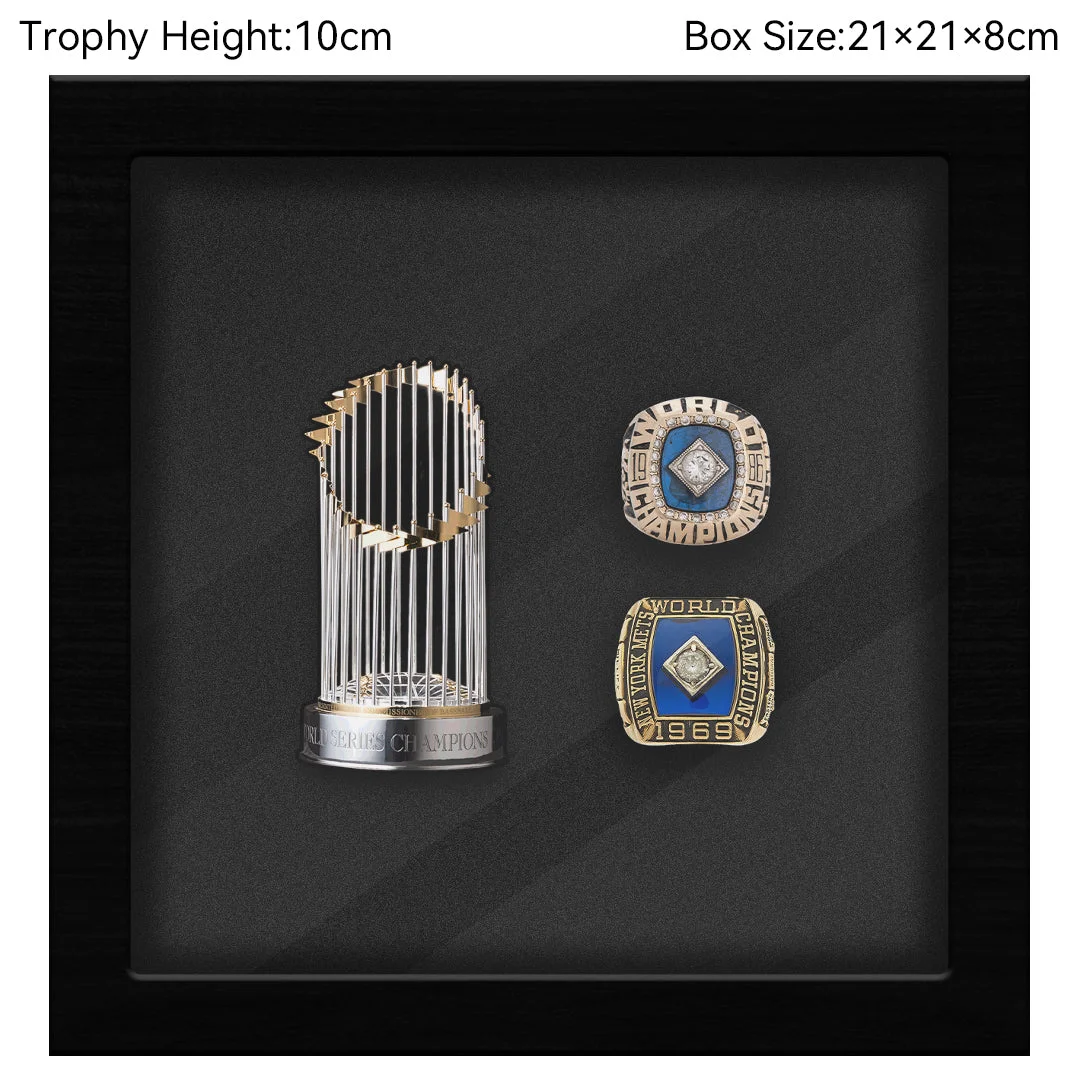 New York Mets MLB Trophy And Ring Box