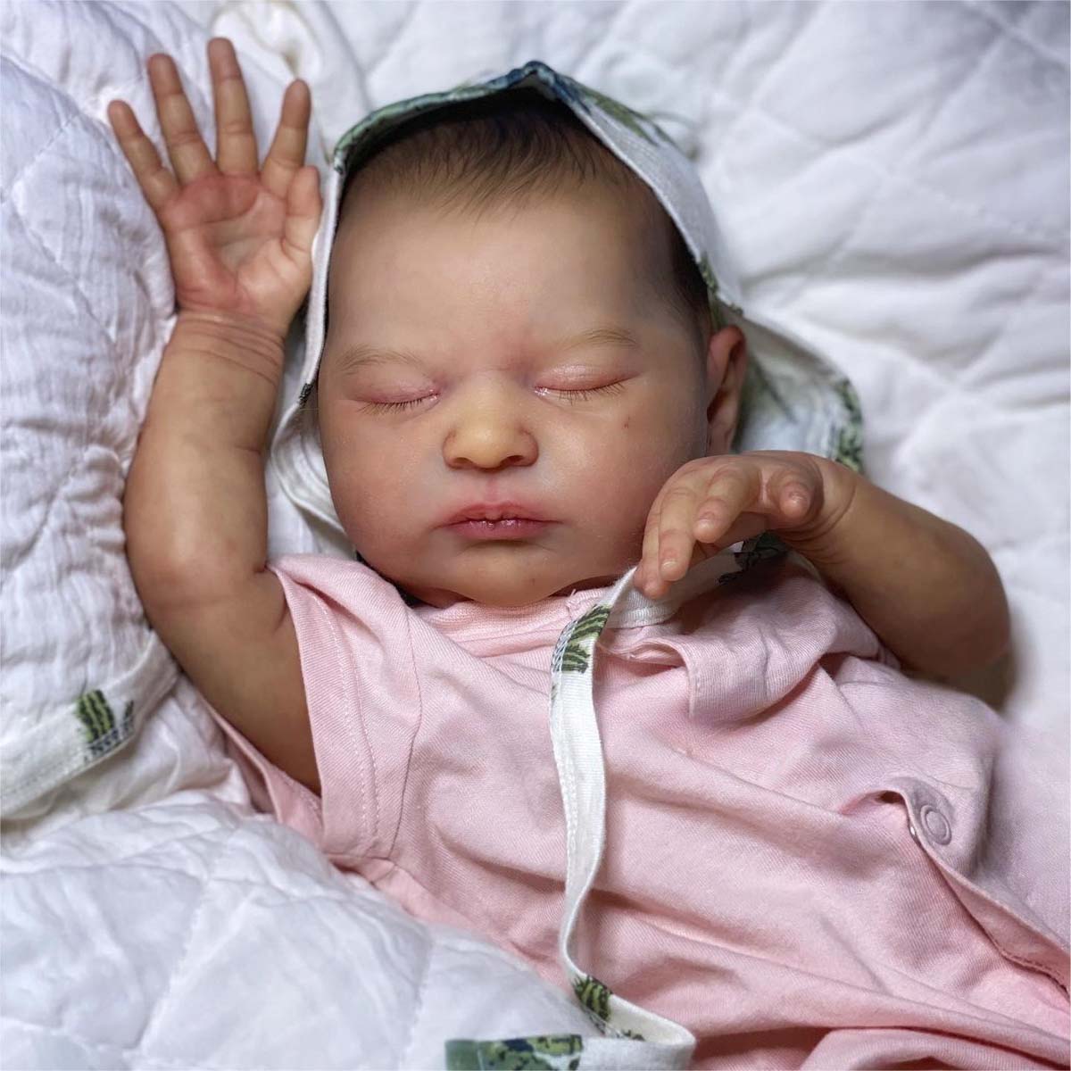 New 20 Realistic Reborn Baby Doll Sleeping Girl Wenter Newborn Baby Doll