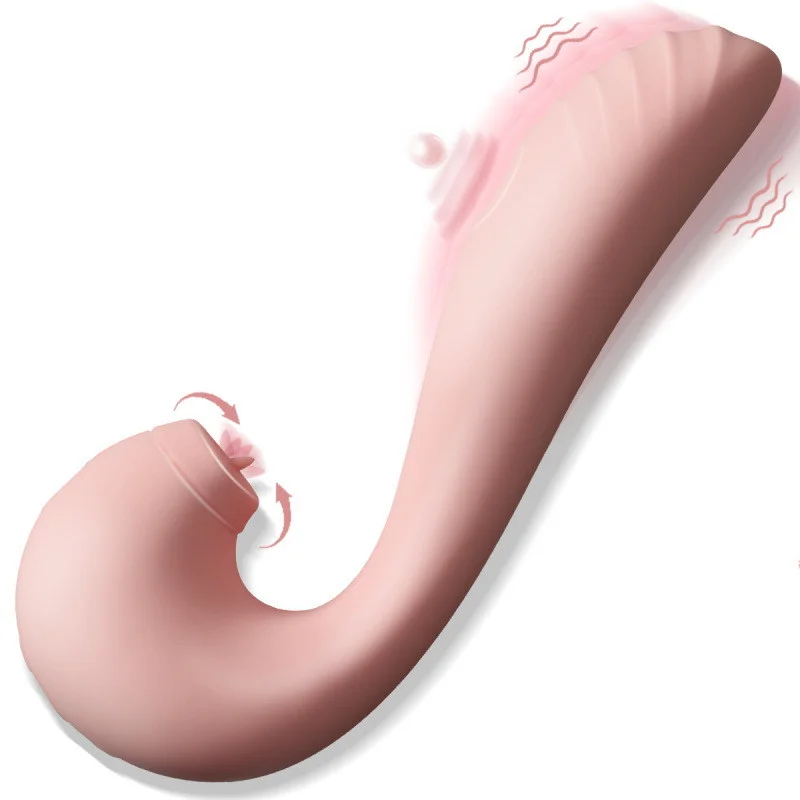 pink 3 In 1 Tongue Licking G-spot Tapping Panty Viberators
