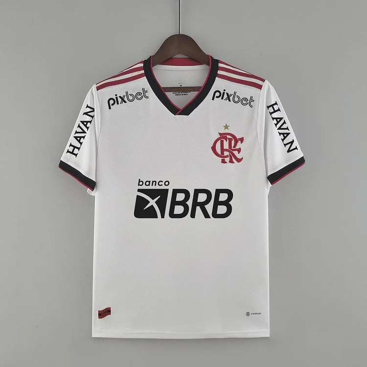 Flamengo Away Shirt Kit 2022-2023 With Sponsor