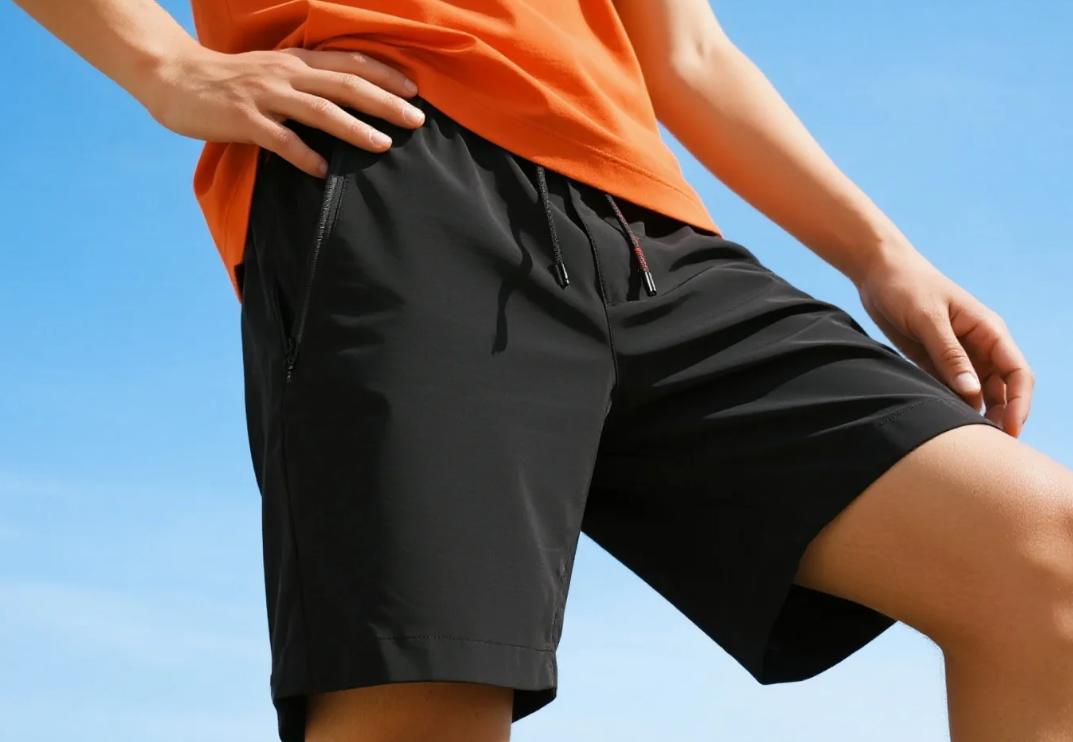 big men's shorts in summer