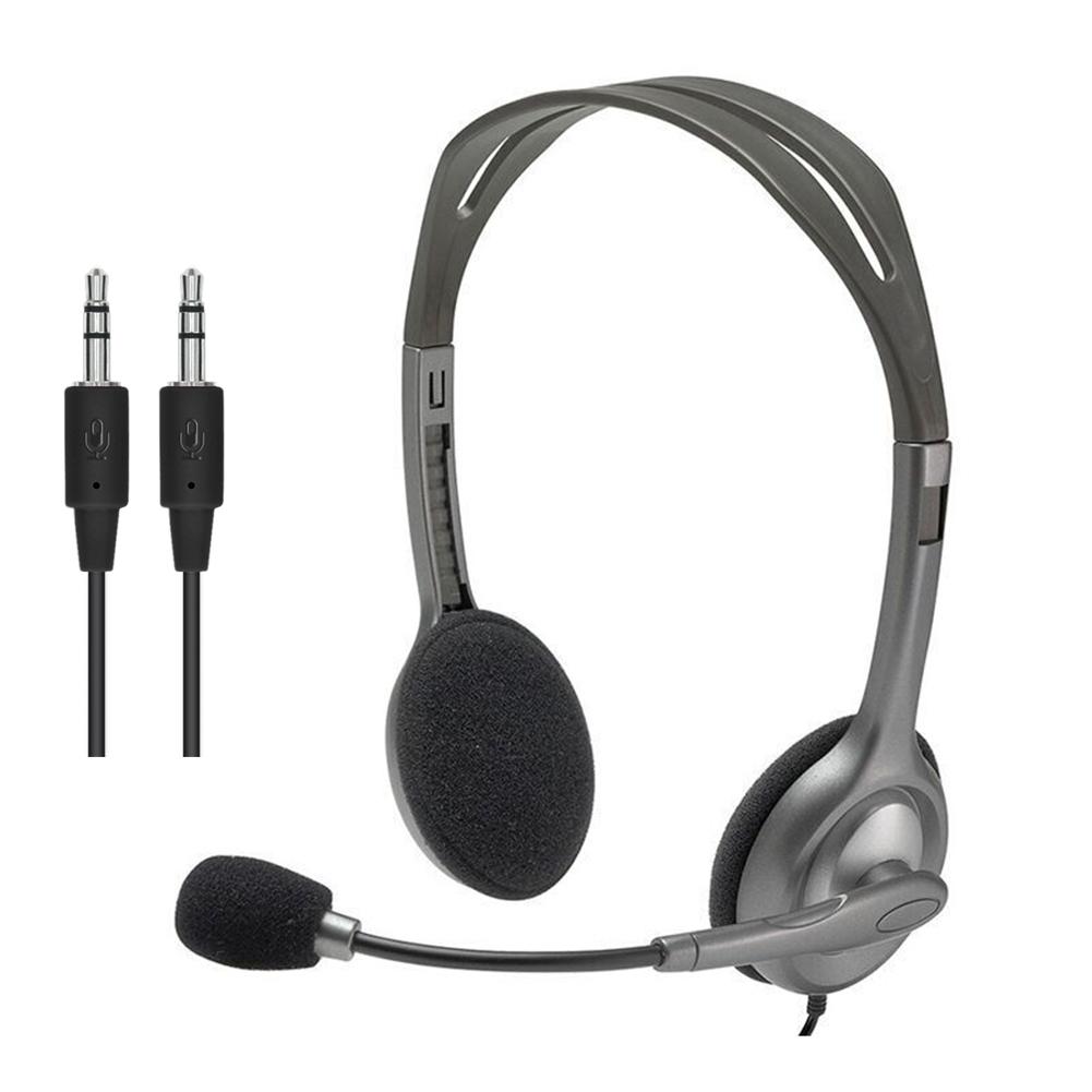 Logitech H110/ Stereo Headset with Microphone 3.5mm Wired Headphones, H111, 501 Original
Logitech H110/ Stereo Headset with Microphone 3.5mm Wired Headphones, H111, 501 Original