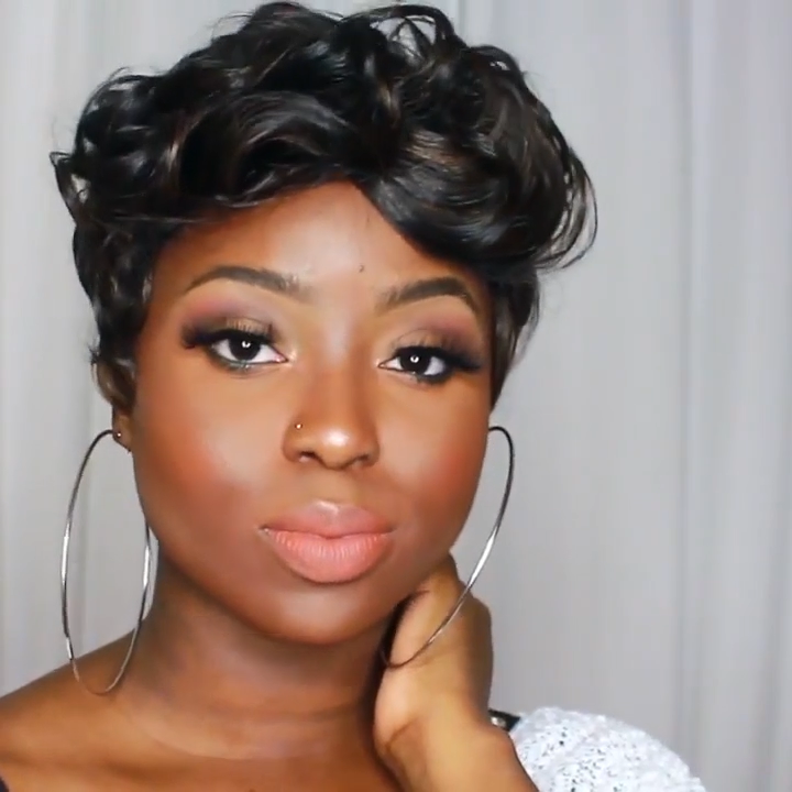 Zaesvini Hair®| NEW FASHION SHORT PIXIE CUT BOB LACE WIG Zaesvini