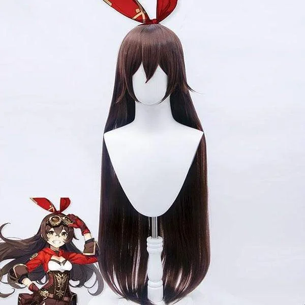 GI Amber Halloween Brown Cosplay Wig CC0232