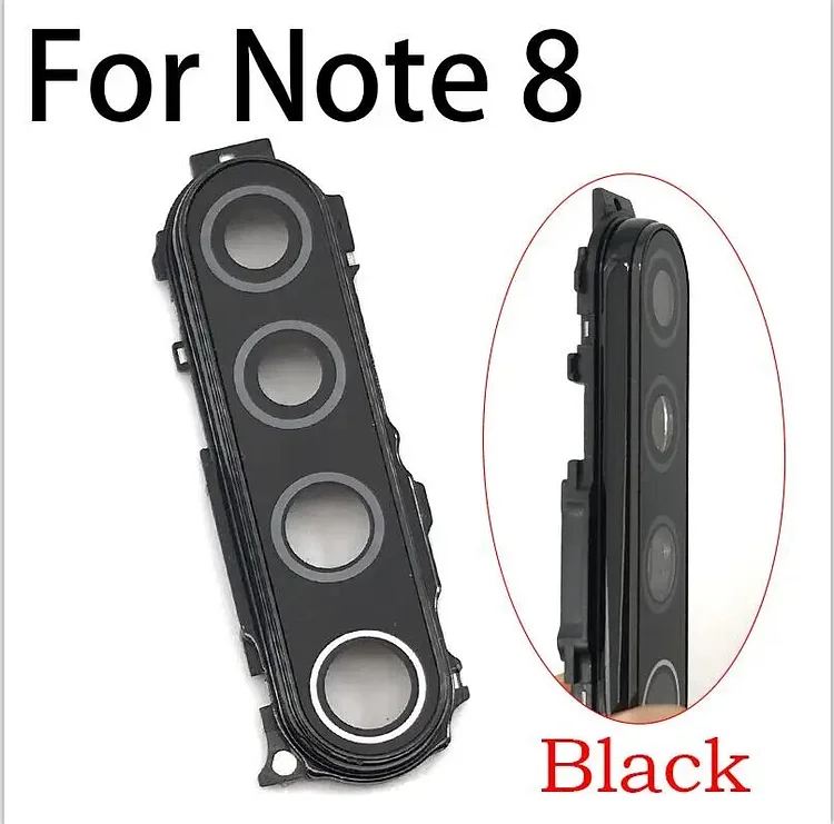 New Back Rear Camera Glass Lens Circle Cover With Adhensive For Xiaomi Redmi Note 8 / Note 8 Pro Replacement Parts