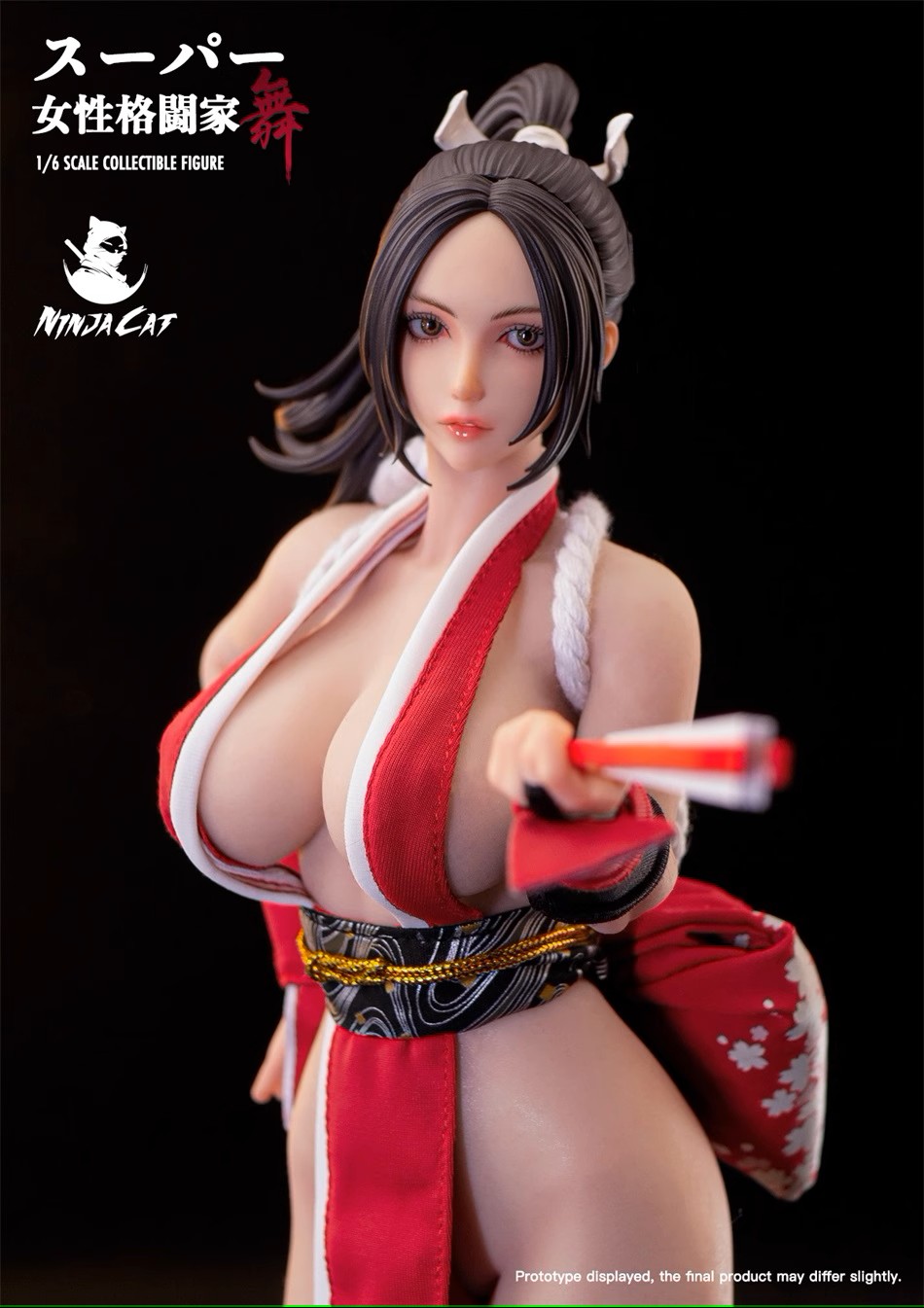 Ninja Cat N001 ザ・キング・オブ・ファイターズ 1/6 不知火舞 Ninja Cat Studio - King of Fighters Female Fighter Shiranui Mai
