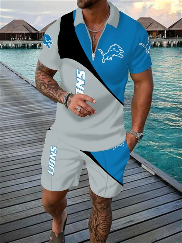 Detroit Lions
Limited Edition Polo Shirt And Shorts Two-Piece Suits