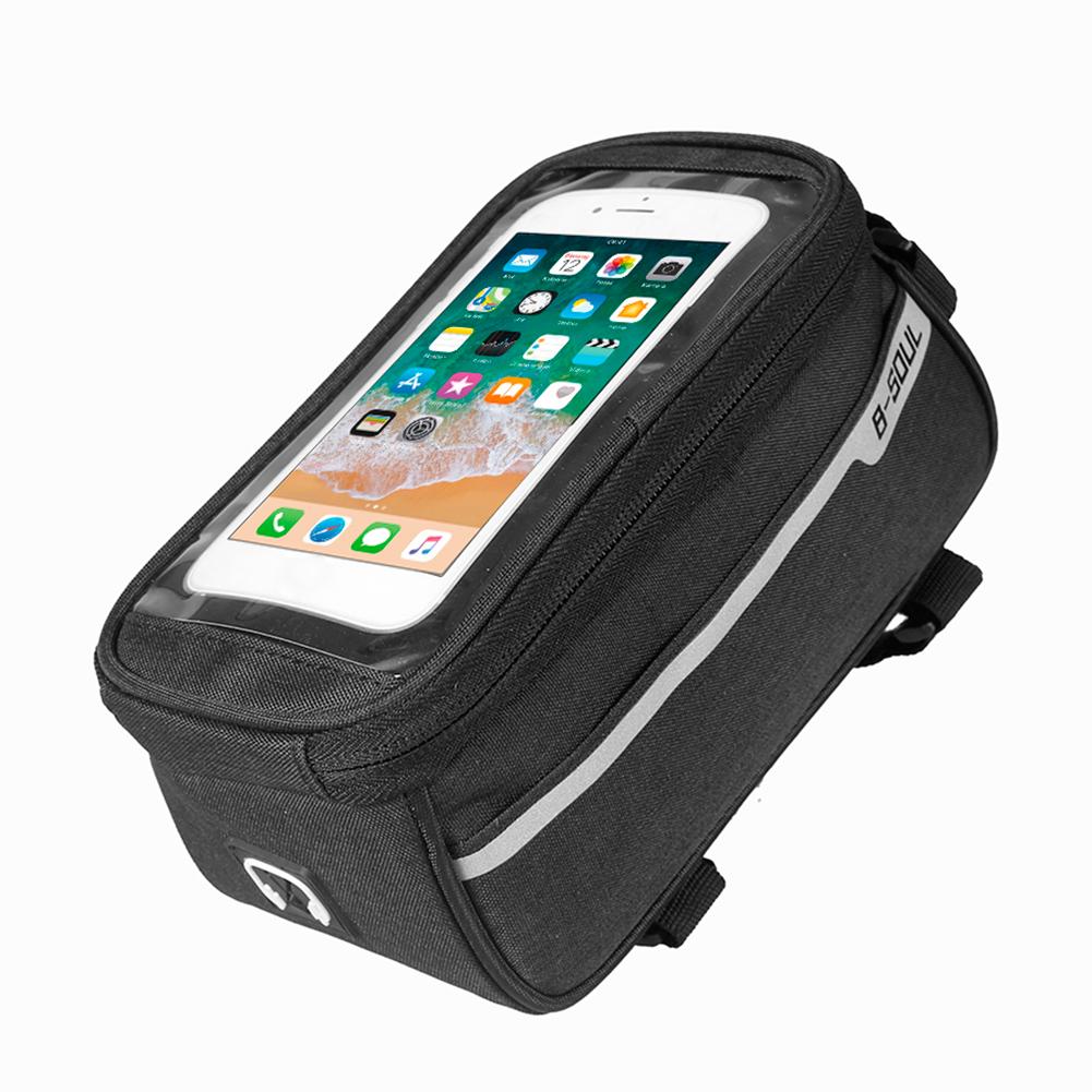 Waterproof Bicycle Front Tube Bag 6in Phone Touch Screen Saddle Bag (Black, 501 Original
Waterproof Bicycle Front Tube Bag 6in Phone Touch Screen Saddle Bag (Black, 501 Original