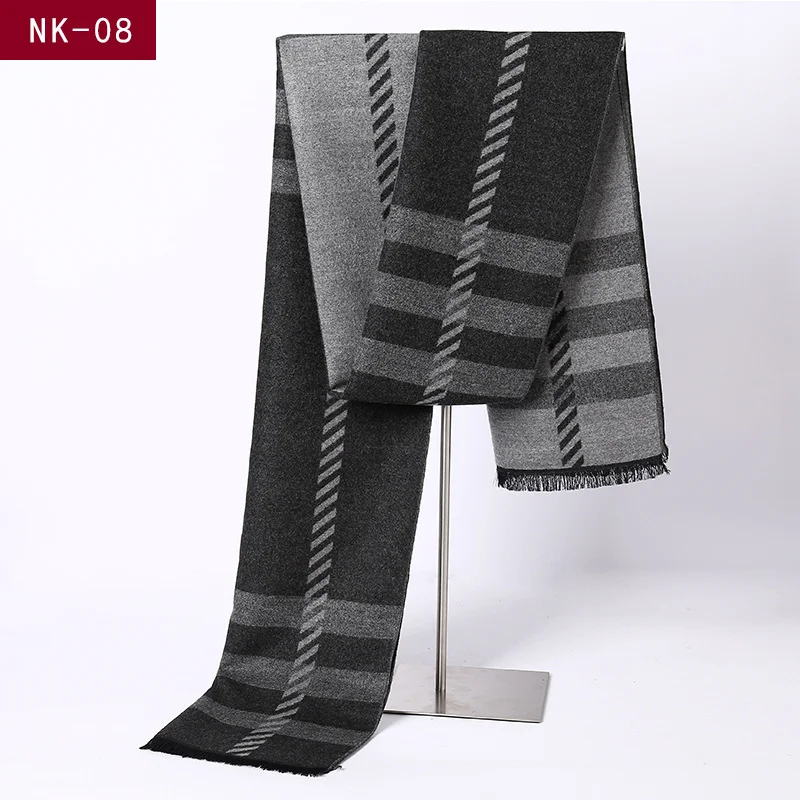 Men's autumn and winter cashmere scarf 007