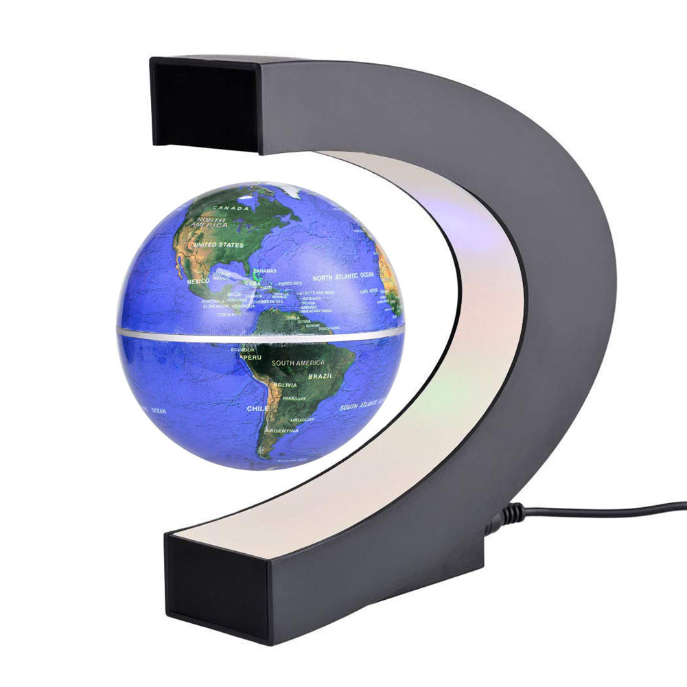LED World Map Decoration Magnetic Levitation Floating Globe Light Blue UA, Blue美规, 501 Original
LED World Map Decoration Magnetic Levitation Floating Globe Light Blue UA, Blue美规, 501 Original
