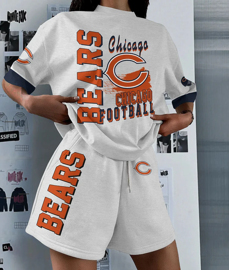Chicago Bears Limited Edition Top And Shorts Two-Piece Suits