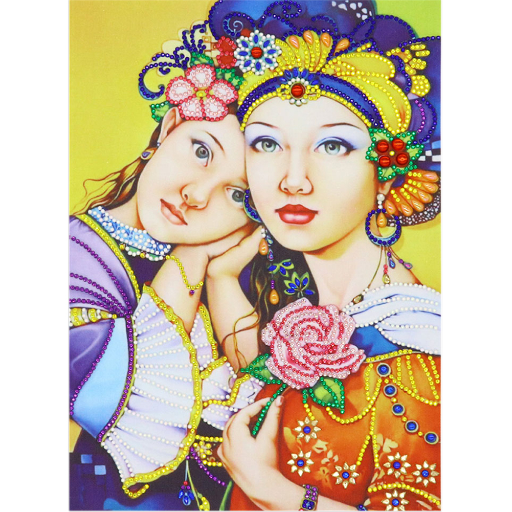 30*40CM-Ethnic Minority Girls Rhinestones-Round Drill Diamond Painting, 501 Original
30*40CM-Ethnic Minority Girls Rhinestones-Round Drill Diamond Painting, 501 Original