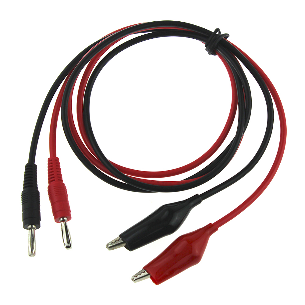 New 3ft Red Alligator Clip to Banana Plug Probe Cable Test Lead 90cm, 501 Original
New 3ft Red Alligator Clip to Banana Plug Probe Cable Test Lead 90cm, 501 Original