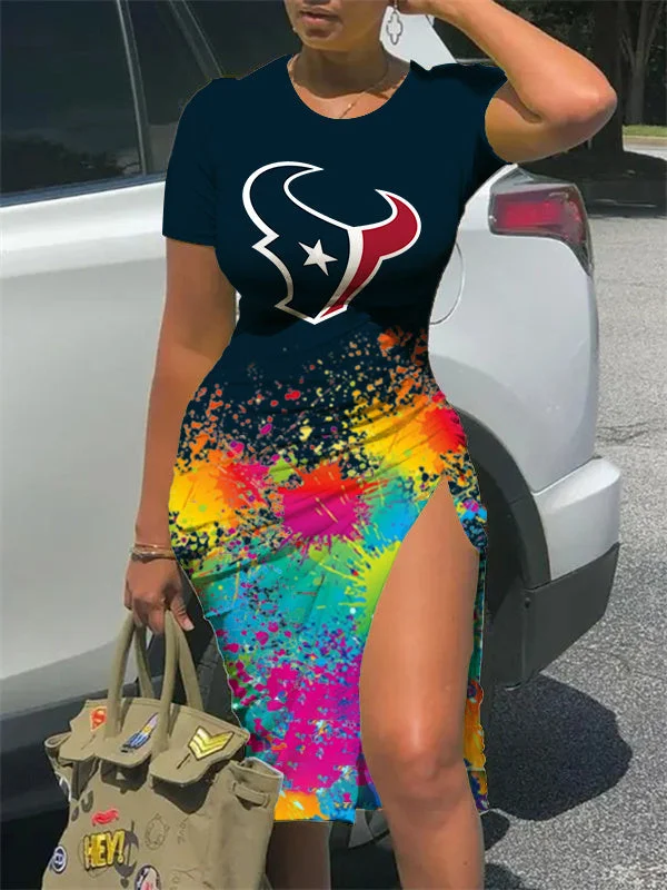 Houston Texans
Women's Slit Bodycon Dress
