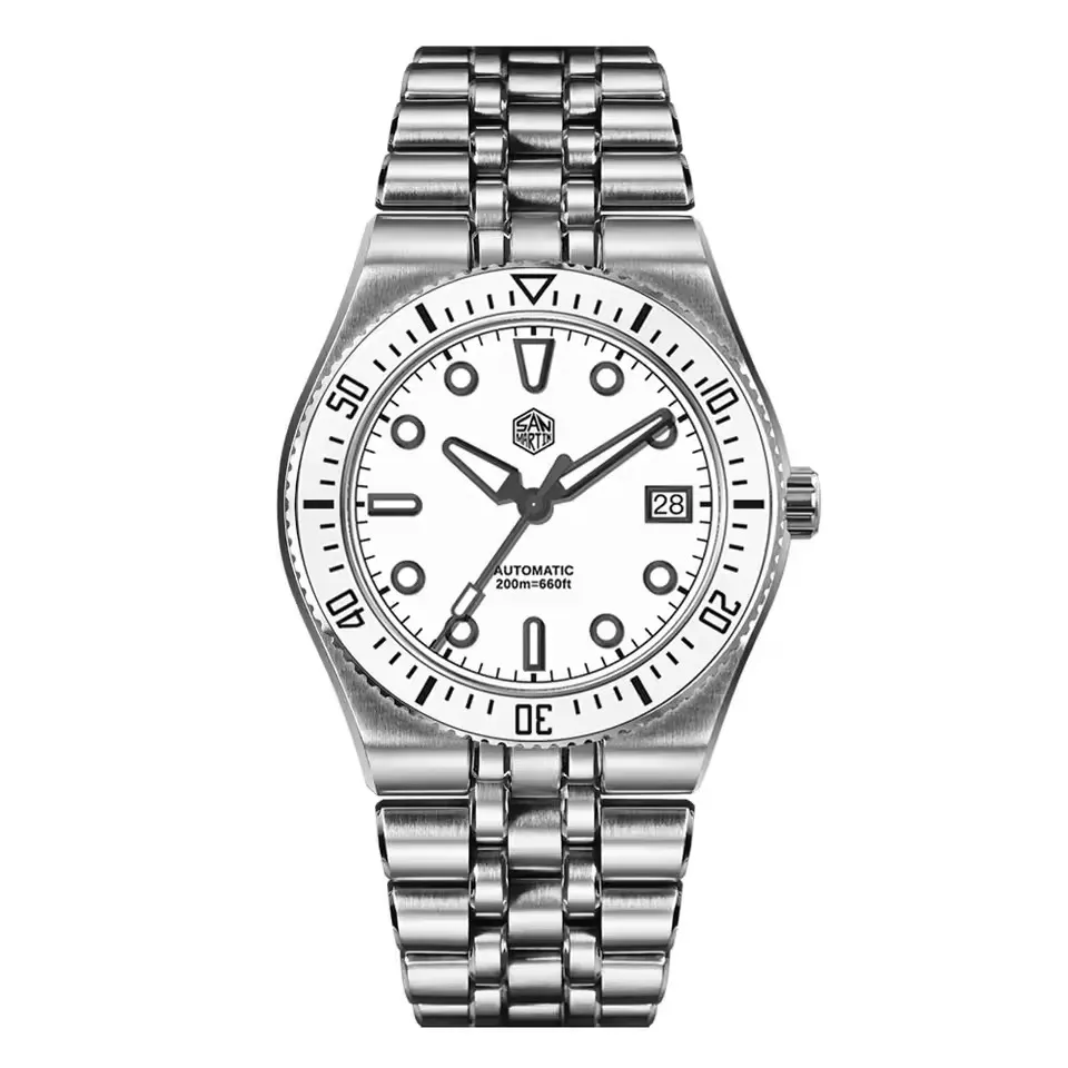 San Martin 40mm Integrated Bracelet Diver Watch Miyota 9015 Automatic Mechanical SN0148GB San Martin Watch San Martin Watch