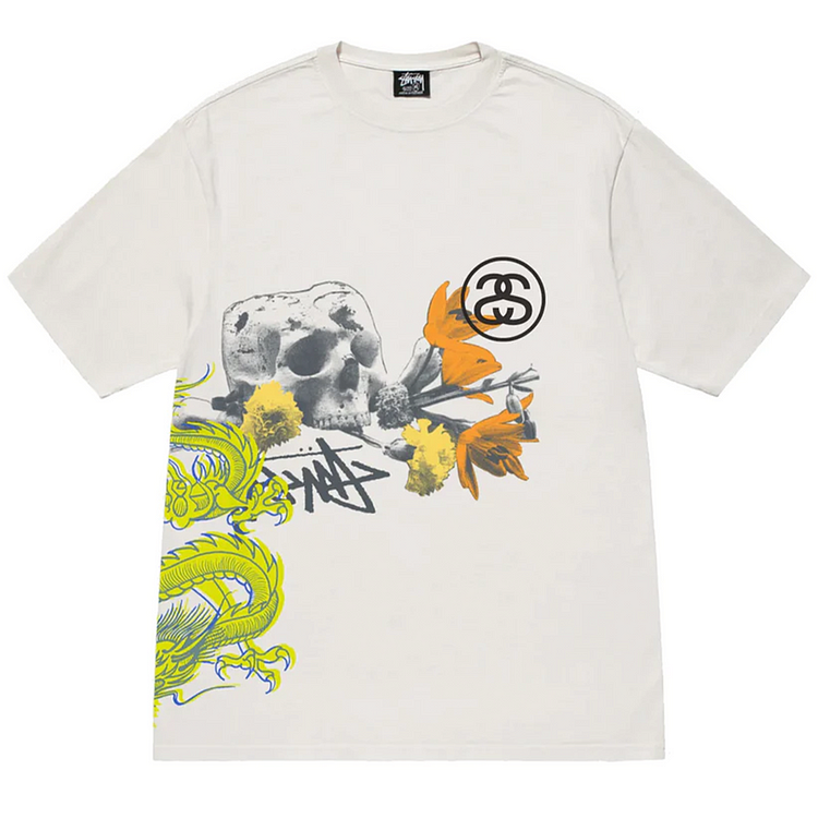 Stussy Strike Pigment Dyed Tee Natural